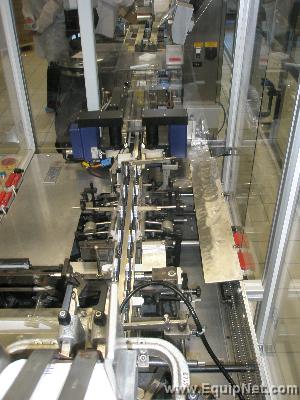 H&K, Horizontal Continuous Motion Cartoner, 50 'Aeroplane' Cartons / min, with Leaflet inserter