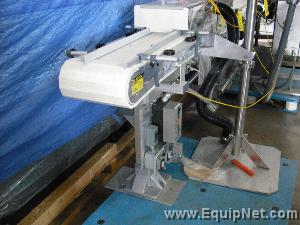 LASETEC LASER CODE PRINTER WITH BAR CODE READER AND CONVEYOR