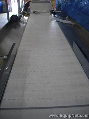 LASETEC LASER CODE PRINTER WITH BAR CODE READER AND CONVEYOR