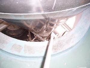 3000 Litre S/S Powder Hopper on Weigh Cells with 3x Govioni Rotory Valves