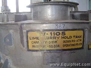 SS304 Lime Slurry Hold Tank,CAPACITY-5.19 M3