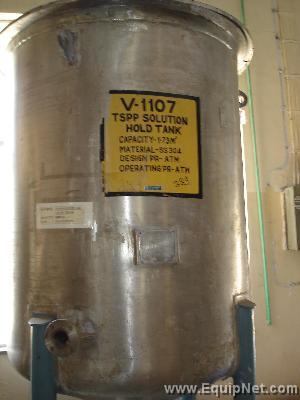 TSPP solution tank - SS -304, Cap-1.73 m3, 