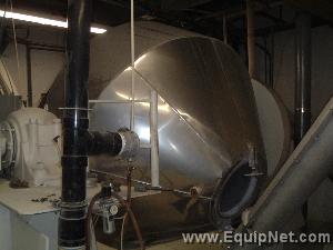 Komline-Sanderson 70 cu. ft. Double Cone Dryer, 304 SS