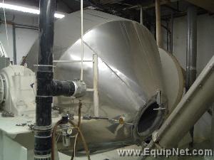 Komline-Sanderson 70 cu. ft. Double Cone Dryer, 304 SS