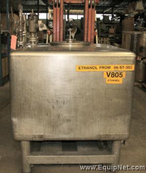 Lot of (2) Tote Systems 316L Stainless Steel Totes