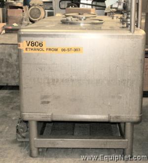 Lot of (2) Tote Systems 316L Stainless Steel Totes