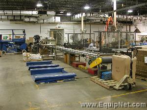 Hytrol Motorized Variable Speed Incline Belt Conveyor, 60' Long x 24'' Wide