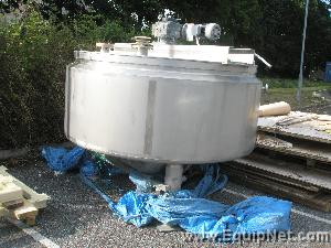 Sinclair  Stainless Steel Jacketted Tank  on Weigh Cells with a Stirrer.
