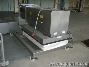 Gardner S/s 150L HC Mixer, as new, mounted on a S/s mobile 1 Tonne Saxon Sissor Lift