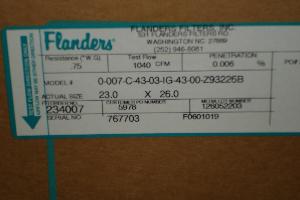 FILTER,AIR:23 X 26 X 11-1/2,GASKET UN-ATTACHED