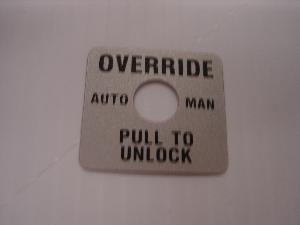 LABEL:OVERRIDE  Part Number W208879-00