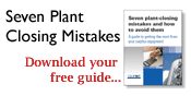 Seven Plant CLosing Mistakes Download your free guid
