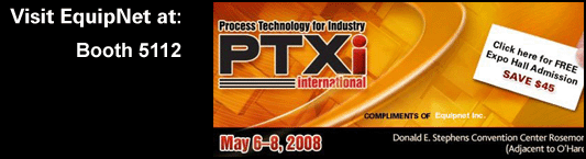 Visit EquipNet at these upcoming trade shows.